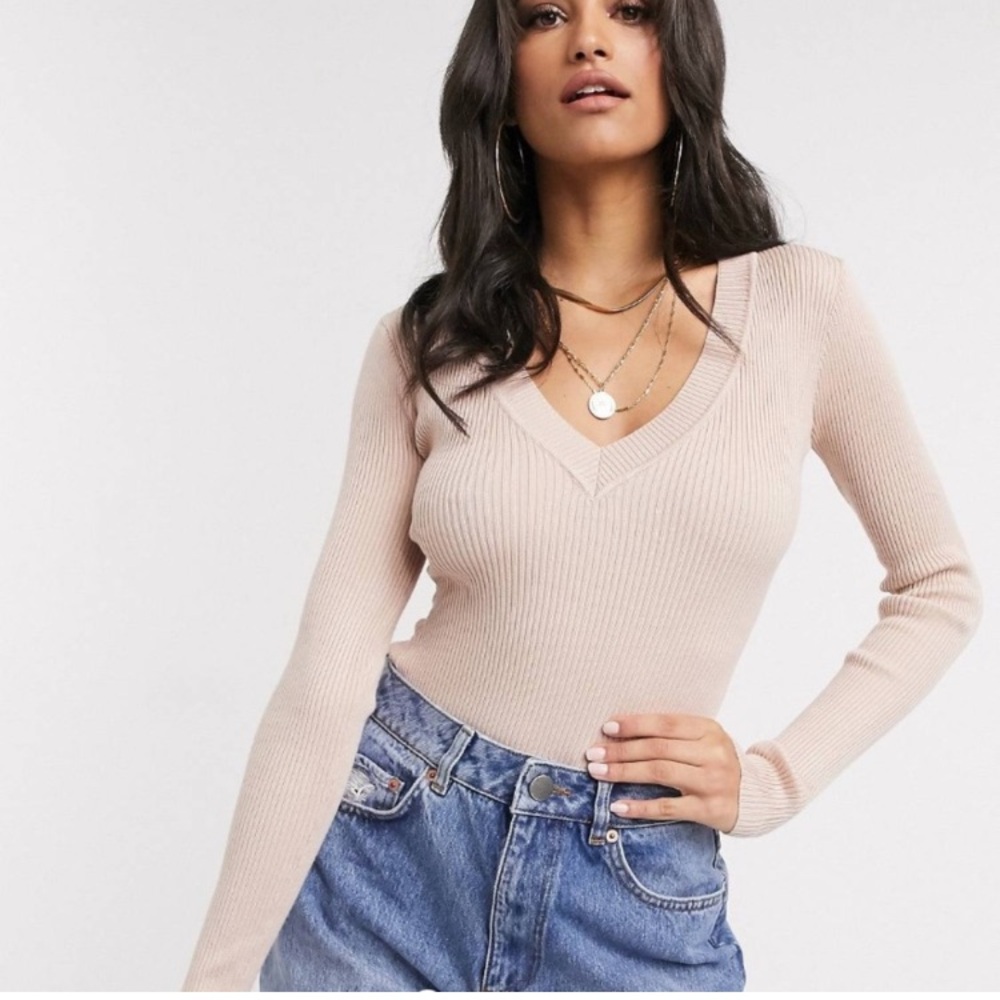 Missguided Light Pink bodysuit